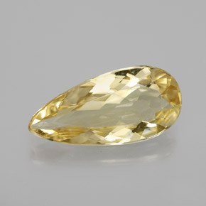 2,66 ctw natürlicher goldener Goldberyll, Birnenform, VS
