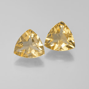  ct natürliche gelber Goldberyll-Edelsteine, Trillion, VVS