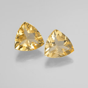  ct natürliche gelber Goldberyll-Edelsteine, Trillion, VVS