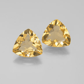  ct natürliche gelber Goldberyll-Edelsteine, Trillion, VVS
