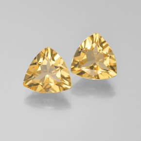  ct natürliche gelber Goldberyll-Edelsteine, Trillion, VVS-VS