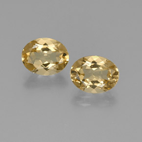 4,35 ct natürliche gelber Goldberyll-Edelsteine, Oval Schliff, VVS-VS
