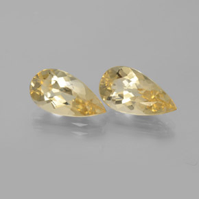  ct natürliche Gelb Goldener Beryll-Edelsteine, Birnenform, VVS