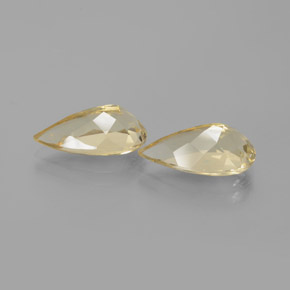  ct natürliche Gelb Goldener Beryll-Edelsteine, Birnenform, VVS