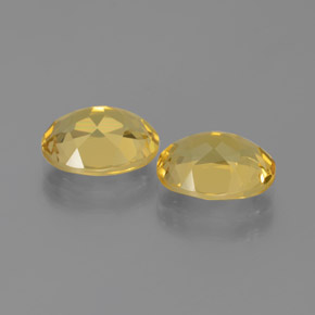 3.41 ct natürliche Mittelgold Goldener Beryll-Edelsteine, Oval Schliff, VVS-VS