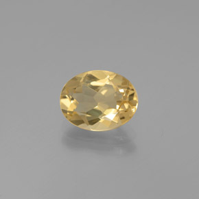 1,72 ctw natürlicher gelber Goldberyll, Oval Schliff, VVS