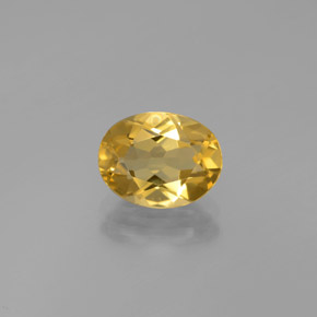 1,83 ctw natürlicher gelber Goldberyll, Oval Schliff, VVS