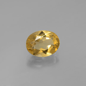 1,83 ctw natürlicher gelber Goldberyll, Oval Schliff, VVS