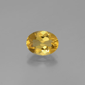 1,62 ctw natürlicher goldener Goldberyll, Oval Schliff, VVS-VS