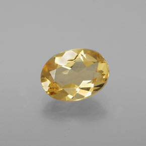1,35 ctw natürlicher goldener Goldberyll, Oval Schliff, VVS-VS