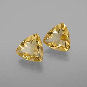  ct natürliche gelber Goldberyll-Edelsteine, Trillion, VVS-VS
