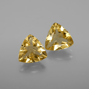  ct natürliche gelber Goldberyll-Edelsteine, Trillion, VVS-VS