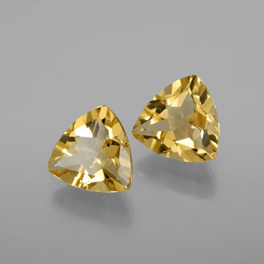  ct natürliche gelber Goldberyll-Edelsteine, Trillion, VVS-VS