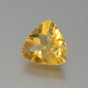 1,27 ctw natürlicher gelber Goldberyll, Trillion, VVS-VS