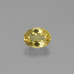 1,12 ctw natürlicher gelber Goldberyll, Oval Schliff, VVS
