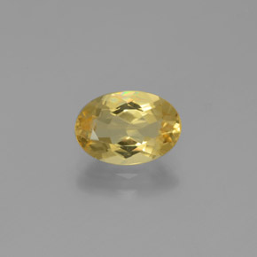 1,34 ctw natürlicher gelber Goldberyll, Oval Schliff, VVS