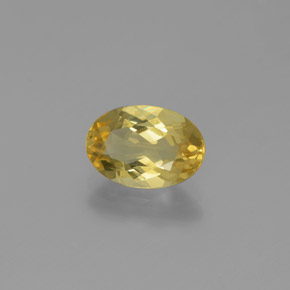 1,34 ctw natürlicher gelber Goldberyll, Oval Schliff, VVS