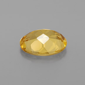 1,37 ctw natürlicher gelber Goldberyll, Oval Schliff, VVS-VS