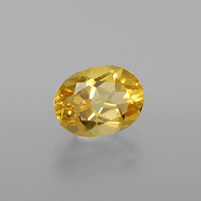 1,30 ctw natürlicher gelber Goldberyll, Oval Schliff, VVS-VS