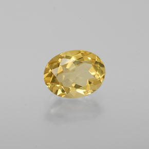 1,15 ctw natürlicher gelber Goldberyll, Oval Schliff, VVS