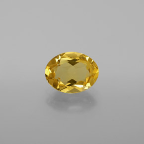 1,21 ctw natürlicher gelber Goldberyll, Oval Schliff, VVS