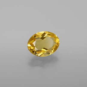 1,21 ctw natürlicher gelber Goldberyll, Oval Schliff, VVS