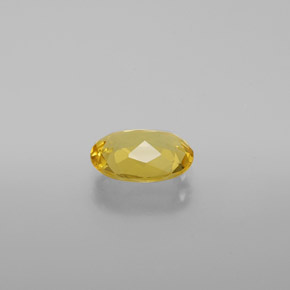 0,96 ctw natürlicher gelber Goldberyll, Oval Schliff, VVS