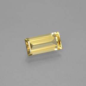 1,40 ctw natürlicher gelber Goldberyll, Baguette, VS