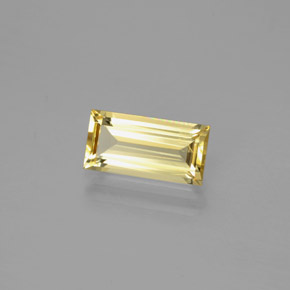 1,40 ctw natürlicher gelber Goldberyll, Baguette, VS