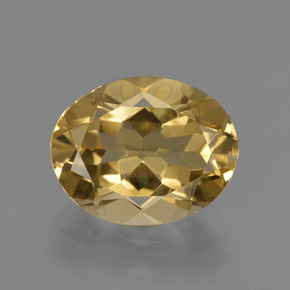 3,17 ctw natürlicher Gold Goldberyll, Oval Schliff, VVS