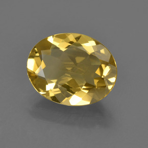 2,58 ctw natürlicher goldener Goldberyll, Oval Schliff, VS