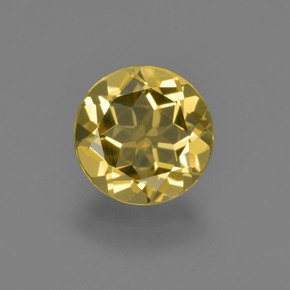 1,40 ctw natürlicher Gold Goldberyll, Rundschliff, VVS