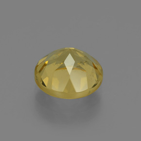 2,04 ctw natürlicher Gold Goldberyll, Rundschliff, VS