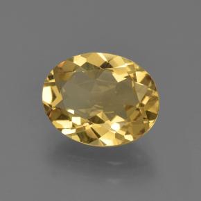 2,04 ctw natürlicher goldener Goldberyll, Oval Schliff, VS