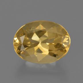 2,27 ctw natürlicher goldener Goldberyll, Oval Schliff, VS