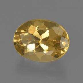2,27 ctw natürlicher goldener Goldberyll, Oval Schliff, VS