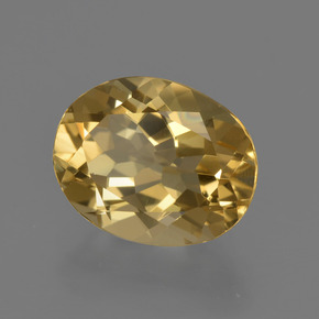 2,50 ctw natürlicher Gold Goldberyll, Oval Schliff, VVS