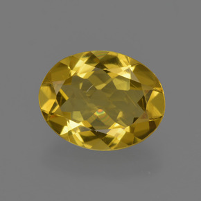 2,09 ctw natürlicher gelber Goldberyll, Oval Schliff, VS
