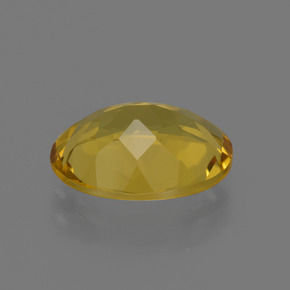 2,09 ctw natürlicher gelber Goldberyll, Oval Schliff, VS