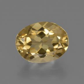 2,19 ctw natürlicher goldener Goldberyll, Oval Schliff, VVS