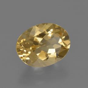2,19 ctw natürlicher goldener Goldberyll, Oval Schliff, VVS