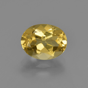 1,96 ctw natürlicher goldener Goldberyll, Oval Schliff, VS