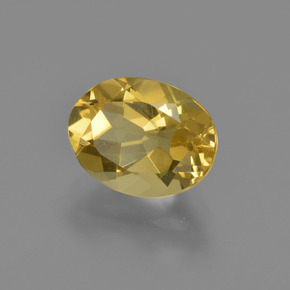1,96 ctw natürlicher goldener Goldberyll, Oval Schliff, VS