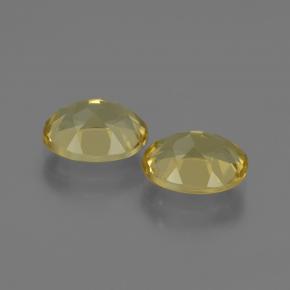3,67 ct natürliche gelber Goldberyll-Edelsteine, Oval Schliff, VVS-VS