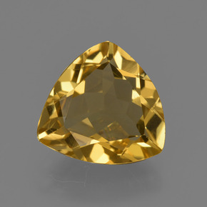 1,90 ctw natürlicher Gold Goldberyll, Trillion, VS