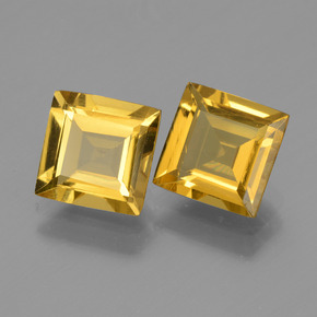  ct natürliche Gold Goldberyll-Edelsteine, Quadrat, VVS-VS
