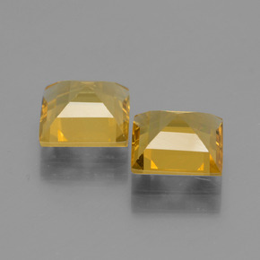  ct natürliche Gold Goldberyll-Edelsteine, Quadrat, VVS-VS