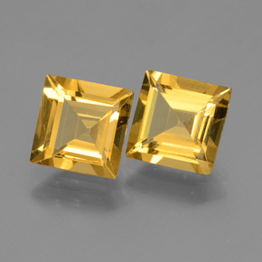 2.74 ct natürliche Golden Goldener Beryll-Edelsteine, Quadrat, VVS-VS