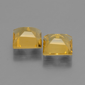 2.74 ct natürliche Golden Goldener Beryll-Edelsteine, Quadrat, VVS-VS
