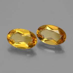 4,11 ct natürliche orangefarbener Goldberyll-Edelsteine, Oval Schliff, VVS-VS